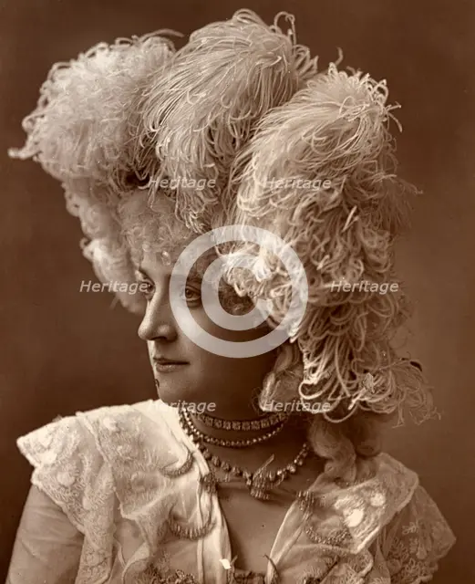 Miss Wadman, British actress, 1888. Artist: Ernest Barraud