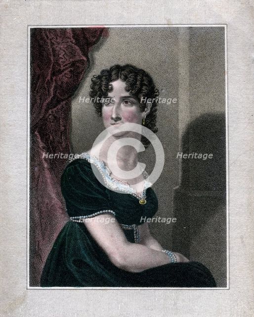 Miss Walstein, c19th century.Artist: W Alais