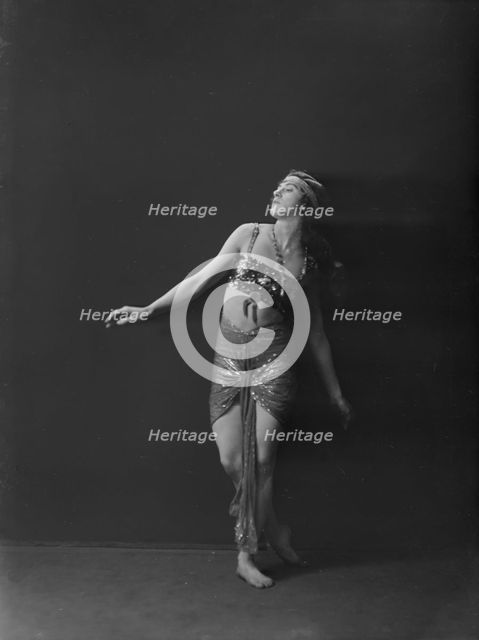 Miss Yvonne, 1918 Dec. 30. Creator: Arnold Genthe.