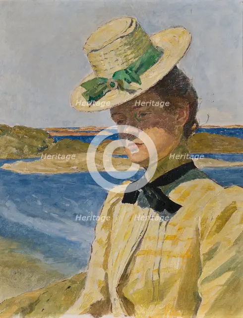 Miss Agnes Cleve, c1910s. Creator: Carl Wilhelmson.