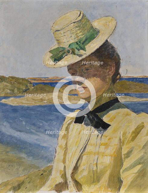 Miss Agnes Cleve, c1910s. Creator: Carl Wilhelmson.