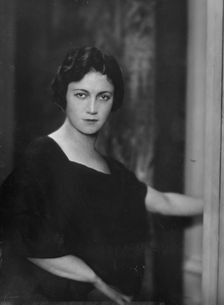 Miss Adelaide Rodriguez, portrait photograph, 1917 Dec. Creator: Arnold Genthe