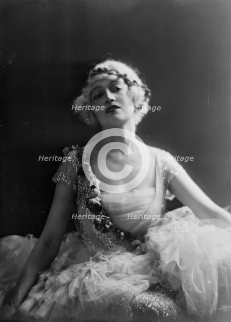 Miss Ann Andrews, 1919 Sept. 3. Creator: Arnold Genthe.