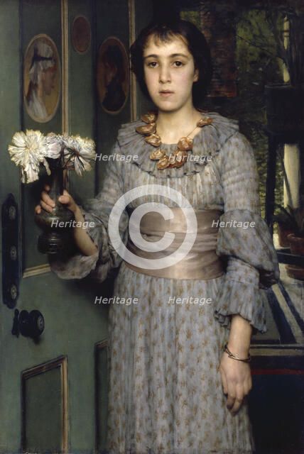 Miss Anna Alma-Tadema, 1883. Creator: Lawrence Alma-Tadema.