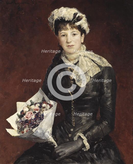 Miss Anna Bagge, née Heyman, 1880. Creator: Ernst Josephson.