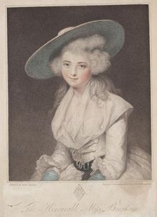 Miss Anne Bingham. Creator: Francesco Bartolozzi (British, 1727-1815)