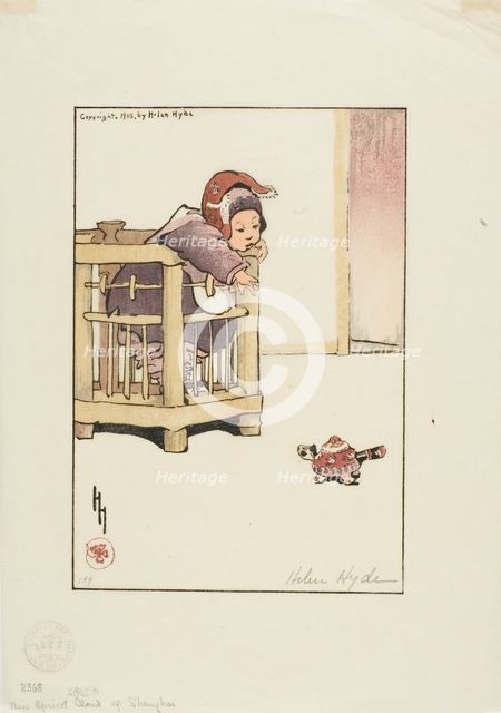 Miss Apricot-Cloud, 1908. Creator: Helen Hyde.