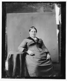 Miss Ballenger, great-grandmother of (Grace and Gladys Price), between 1865 and 1880. Creator: Unknown