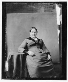 Miss Ballenger, great-grandmother of (Grace and Gladys Price), between 1865 and 1880. Creator: Unknown