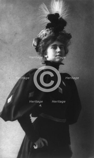 Miss Barney, between c1890 and c1910. Creator: Frances Benjamin Johnston.