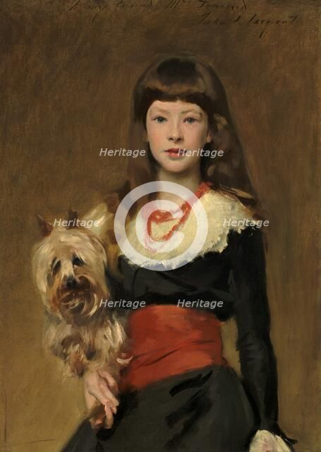 Miss Beatrice Townsend, 1882. Creator: John Singer Sargent.