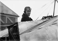 Miss Bernetta Miller, Moissant [sic] Aviatrix - In Bleriot Plane, 1911. Creator: Harris & Ewing