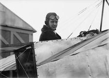 Miss Bernetta Miller, Moissant [sic] Aviatrix - In Bleriot Plane, 1911. Creator: Harris & Ewing