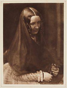 Miss Binney (later Mrs. James Webster), between 1843 and 1847. Creators: David Octavius Hill, Robert Adamson, Hill & Adamson