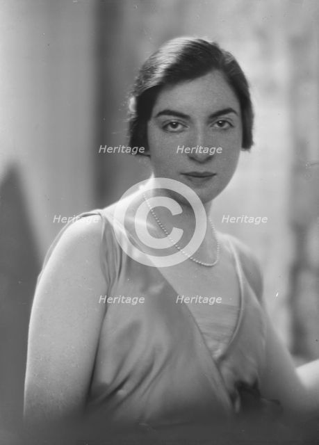 Miss C. Plant, portrait photograph, 1918 Mar. Creator: Arnold Genthe.