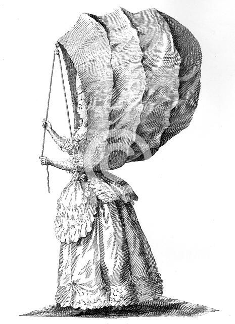 'Miss Calash' drawn by Miss Calash, 1778.Artist: Miss Calash