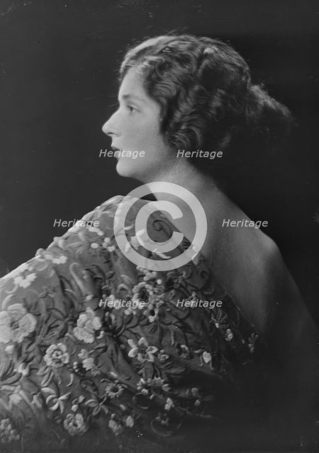 Miss Catherine Okie, portrait photograph, 1919 June 26. Creator: Arnold Genthe.