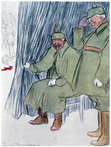 Miss Cavell, 1915: The Execution of Edith Cavell 1916. Creator: Louis Raemaekers