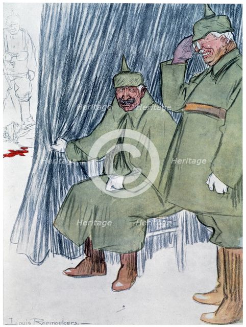 'Miss Cavell, 1915: The Execution of Edith Cavell', 1916. Creator: Louis Raemaekers.