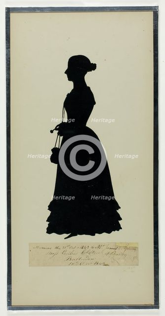 Miss Cecilia Clifton, December 18, 1840. Creator: Auguste Amant Constant Fidele Edouart.