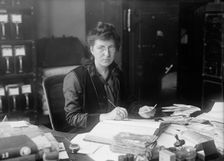Miss Clara R.A. Nelson, Dead Letter Office, Post Office, 1916. Creator: Harris & Ewing