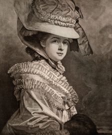 Miss Cumberland late 18th century, (1912).Artist: George Romney