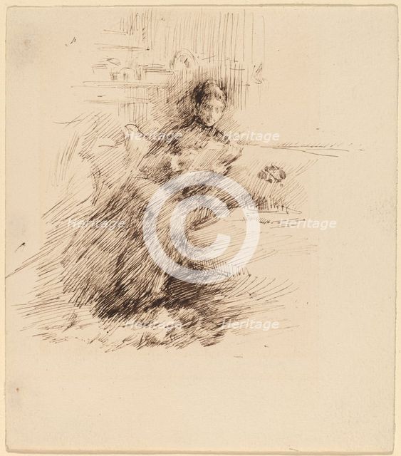 Miss Cumberlege, 1882. Creator: James Abbott McNeill Whistler.