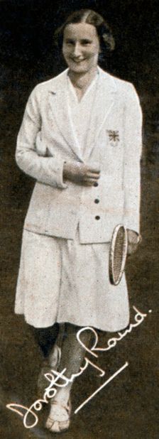 Miss Dorothy Round, Wimbledon Women's Champion, 1934
