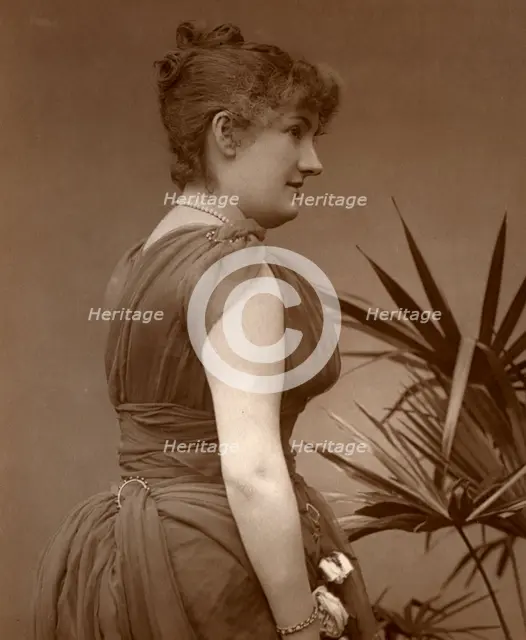 Miss Edith Woodworth, British actress, 1888. Artist: Ernest Barraud