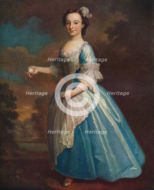 Miss Eizabeth Hatch, by Wiliam Hogarth.', 1929. Artist: William Hogarth.