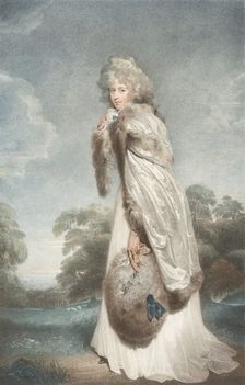 Miss Elizabeth Farren, Countess of Derby, 1792., 1792. Creator: Francesco Bartolozzi