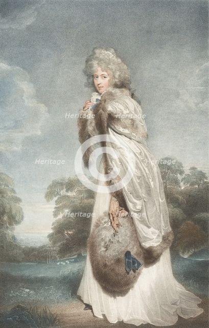 Miss Elizabeth Farren, Countess of Derby, 1792., 1792. Creator: Francesco Bartolozzi.