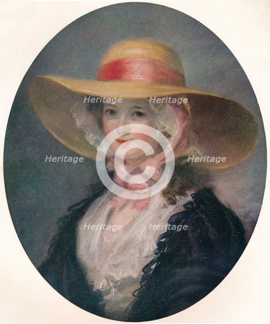 'Miss Elizabeth Phelps', 1778, (1920). Creator: Matthew William Peters.