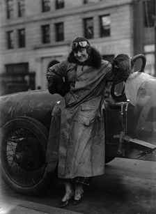 Miss Elinor Blevins, Movie Star, Aviatrix, Auto Fiend, 1915. Creator: Harris & Ewing
