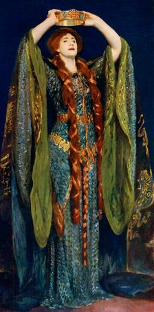 Miss Ellen Terry as Lady Macbeth 1906, (1912).Artist: John Singer Sargent
