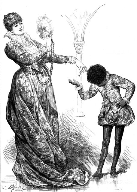 Miss Ellen Terry as Portia, in "The Merchant of Venice" at the Lyceum Theatre, 1880. Creator: Joseph Swain.