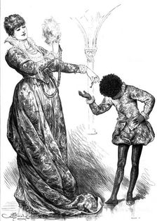 Miss Ellen Terry as Portia, in "The Merchant of Venice" at the Lyceum Theatre, 1880. Creator: Joseph Swain