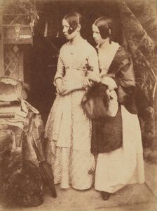 Miss Ellen and Miss Agnes Milne, 1843-1848. Creator: Hill & Adamson
