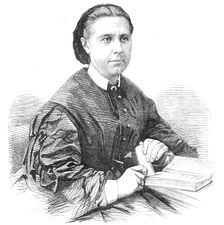 Miss Emily Faithfull, 1861. Creator: Unknown