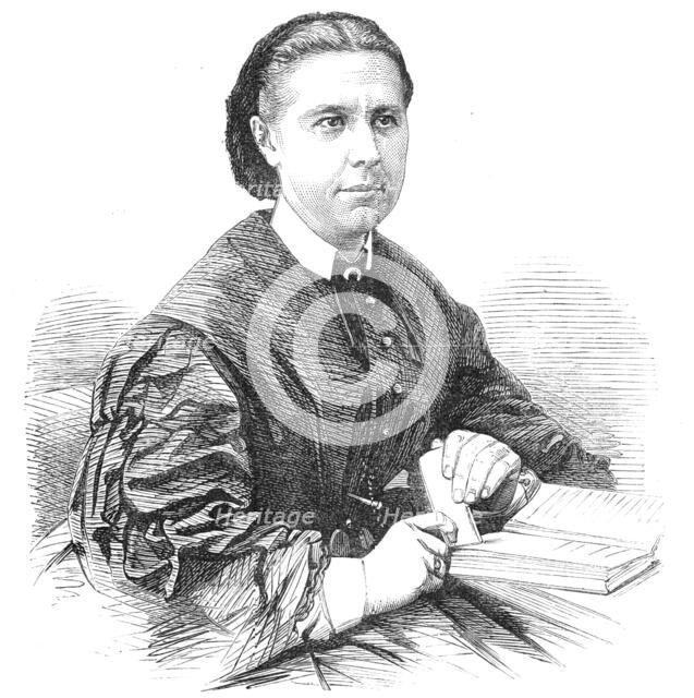 Miss Emily Faithfull, 1861. Creator: Unknown.