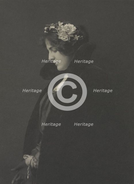 Miss Ethel Reed, (1896?). Creator: Frances Benjamin Johnston.