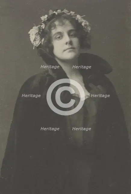 Miss Ethel Reed, (1896?). Creator: Frances Benjamin Johnston.