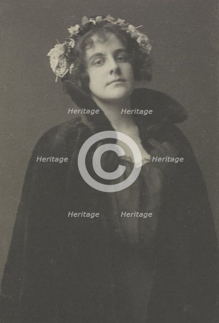 Miss Ethel Reed, (1896?). Creator: Frances Benjamin Johnston.