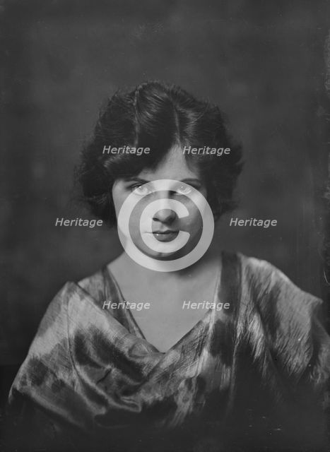 Miss Ethel Stanard, portrait photograph, 1919 Jan. 7. Creator: Arnold Genthe.