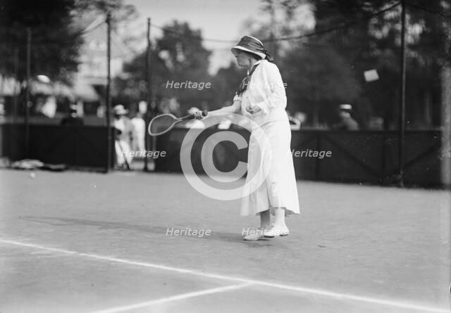 Miss Eva Baker, Tennis Tournament, 1912. Creator: Harris & Ewing.