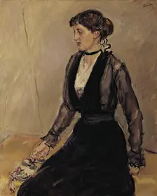 Miss Eva Steinbarth, 1915. Creator: Max Slevogt