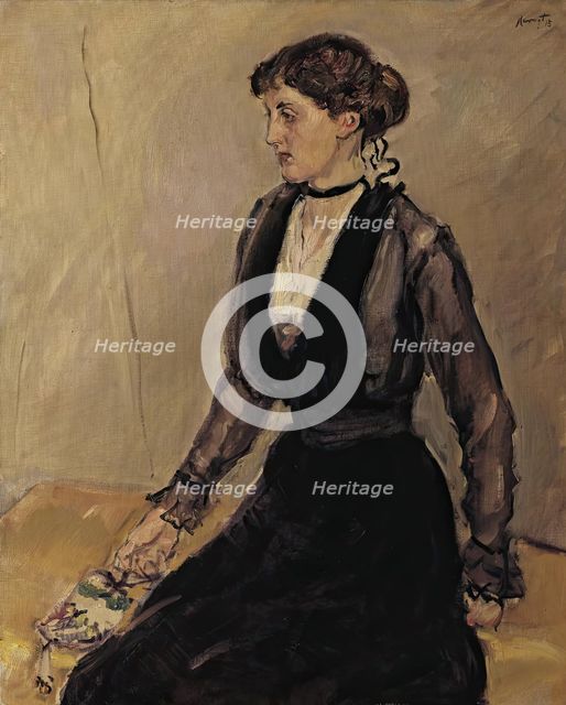Miss Eva Steinbarth, 1915. Creator: Max Slevogt.