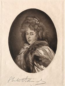 Miss Farren, Countess of Derby, 19th-20th century. Creator: Samuel Arlent-Edwards (American, 1862-1938)