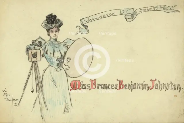 Miss Frances Benjamin Johnston, Washington DC, July 19, '96. Creator: Frances Benjamin Johnston.