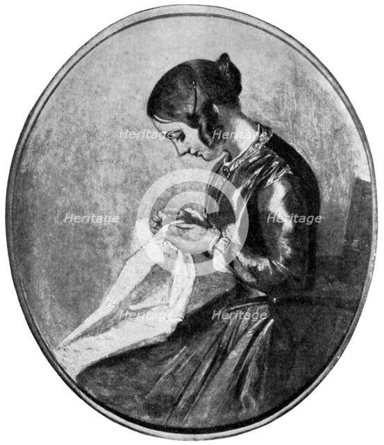 Miss Georgina Hogarth, c1850 (1912). Artist: Unknown